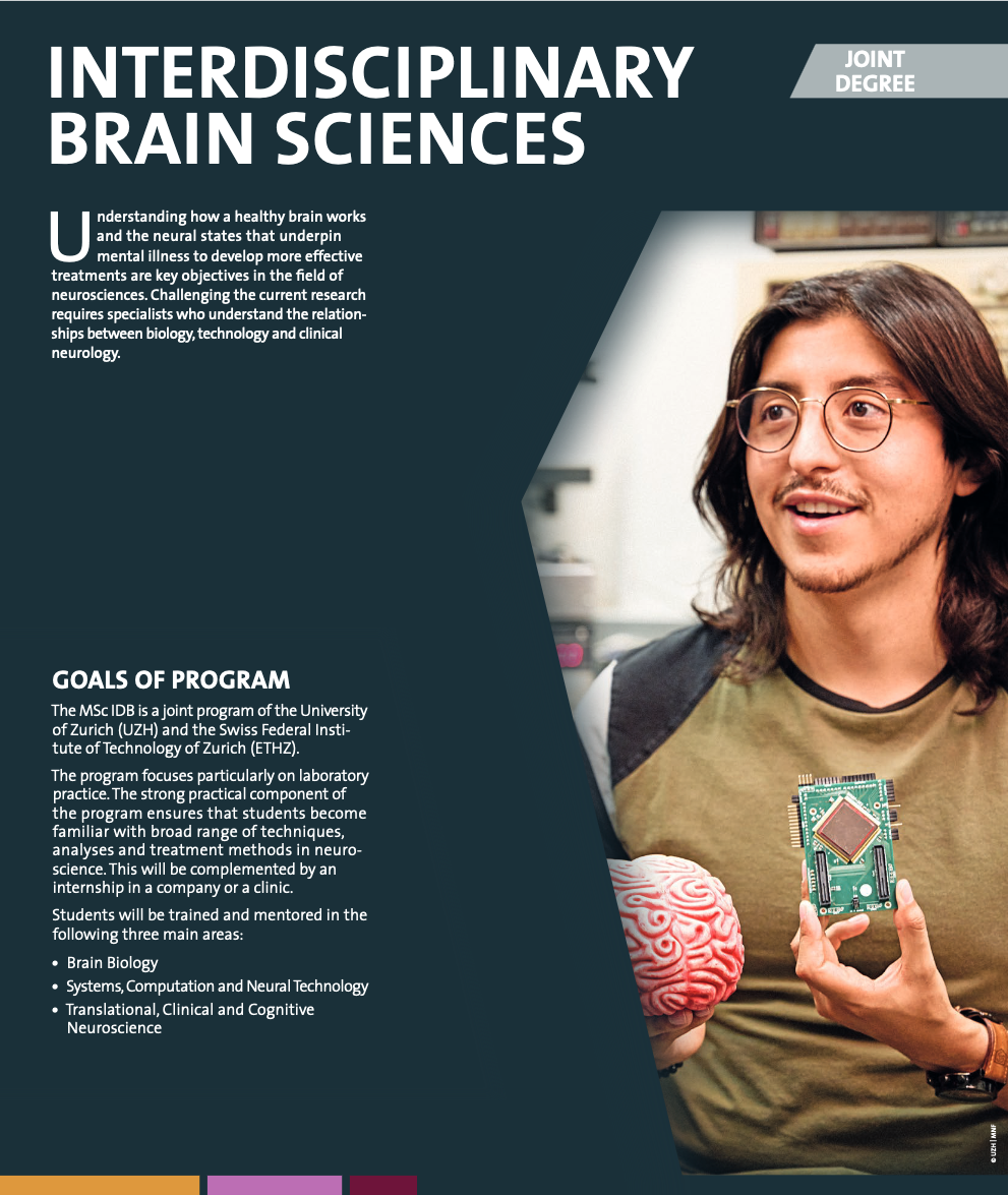 Master's Programs | Faculty of Science | UZH